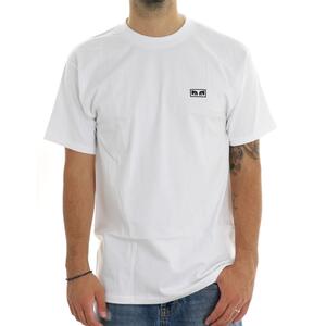 T-SHIRT EYES OBEY BIANCO